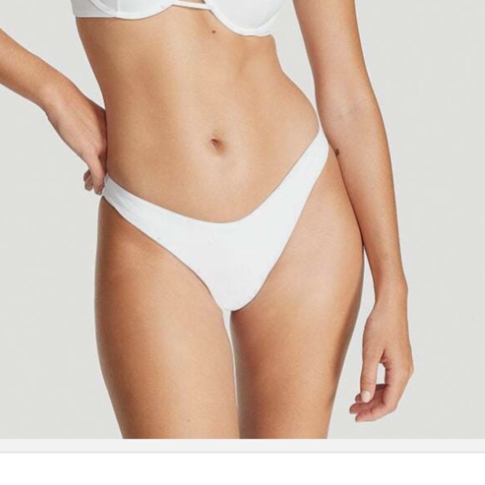 Victorias Secret Swim Bikini Bottom White